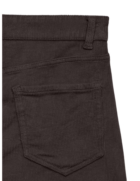 Pantalon Barrel Chocolate Torte VMBILLIE Longueur 32 Vero Moda - 4 | GIÙ